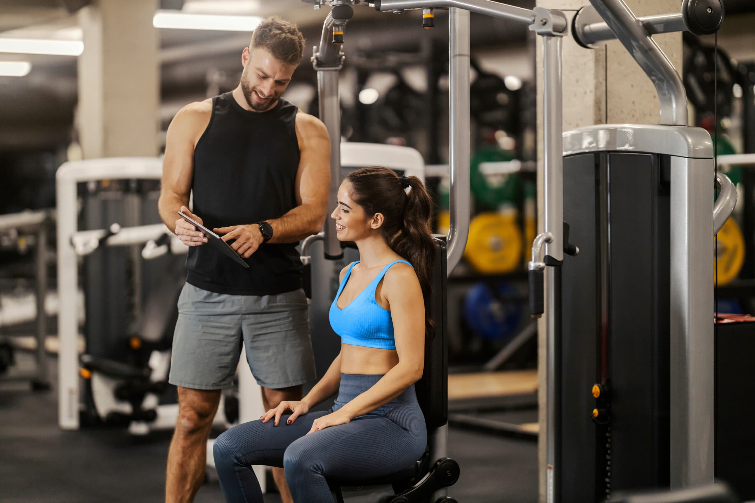 Fitness coach building a personal brand and connecting with clients online