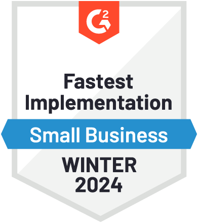 G2 Fastest Implementation Winter 2024