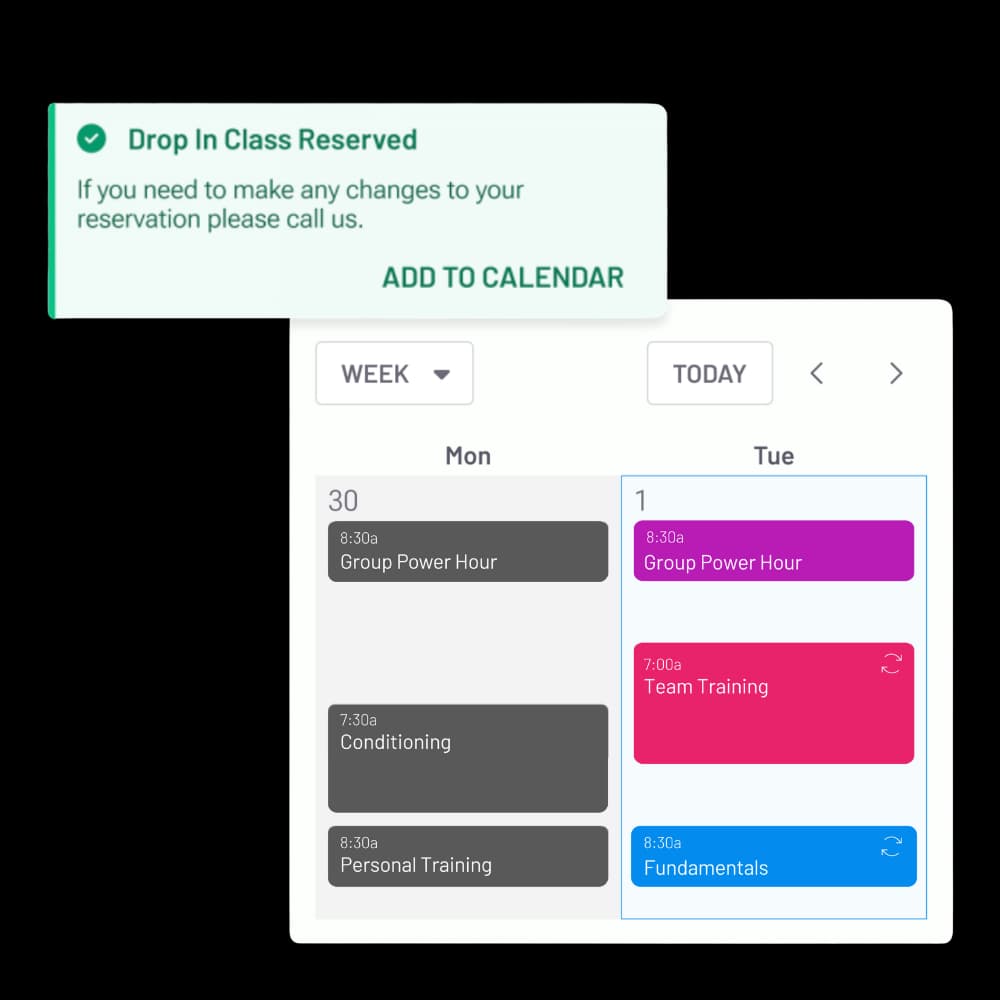 Keep classes, memberships, and billing on autopilot