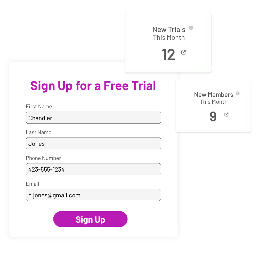 Convert visitors into leads